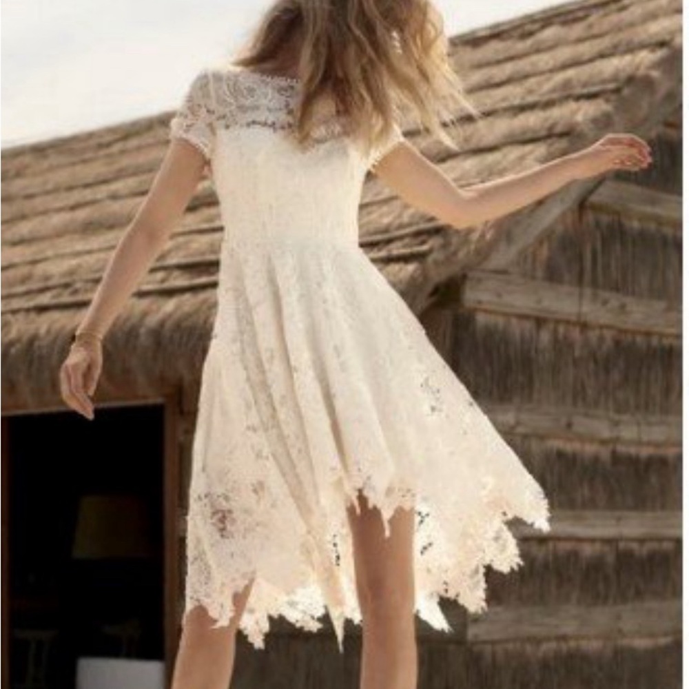 Size 16w western/boho style wedding dress.